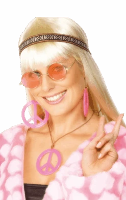 Smiffys Feeling Groovy Hippie Accessory Set