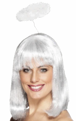 Smiffys White Angel Halo Accessory