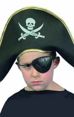 GENERIC Kids Pirate Captain Hat Accessory