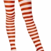 Smiffys Red And White Striped Tights