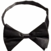 Black Bow Tie Accessory