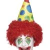 Smiffys Clown Hat With Hair Accessory