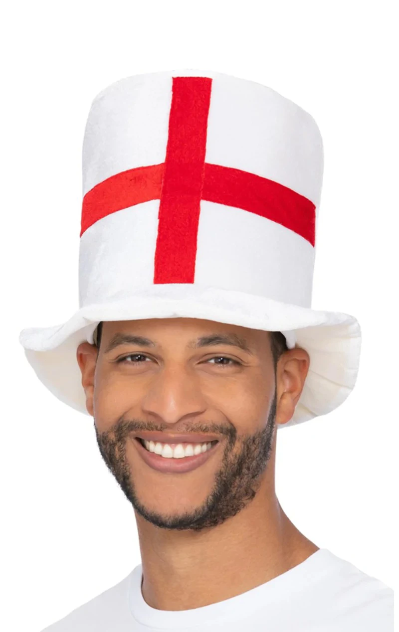 GENERIC Unisex Deluxe England Flag Top Hat 1 GENERIC Unisex Deluxe England Flag Top Hat
