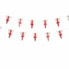 GENERIC England Flag Triangle Bunting Decoration