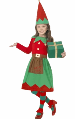 Smiffys Kids Elf Dress Costume