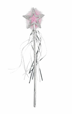 Smiffys Silver Star Wand Accessory