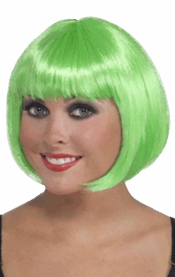 Babe Neon Green Wig