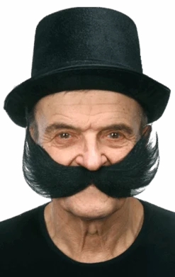 GENERIC Black Tsar Moustache Accessory