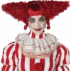 Creepy Clown Dark Red Wig
