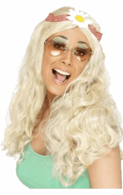 Smiffys Groovy Blonde Wig