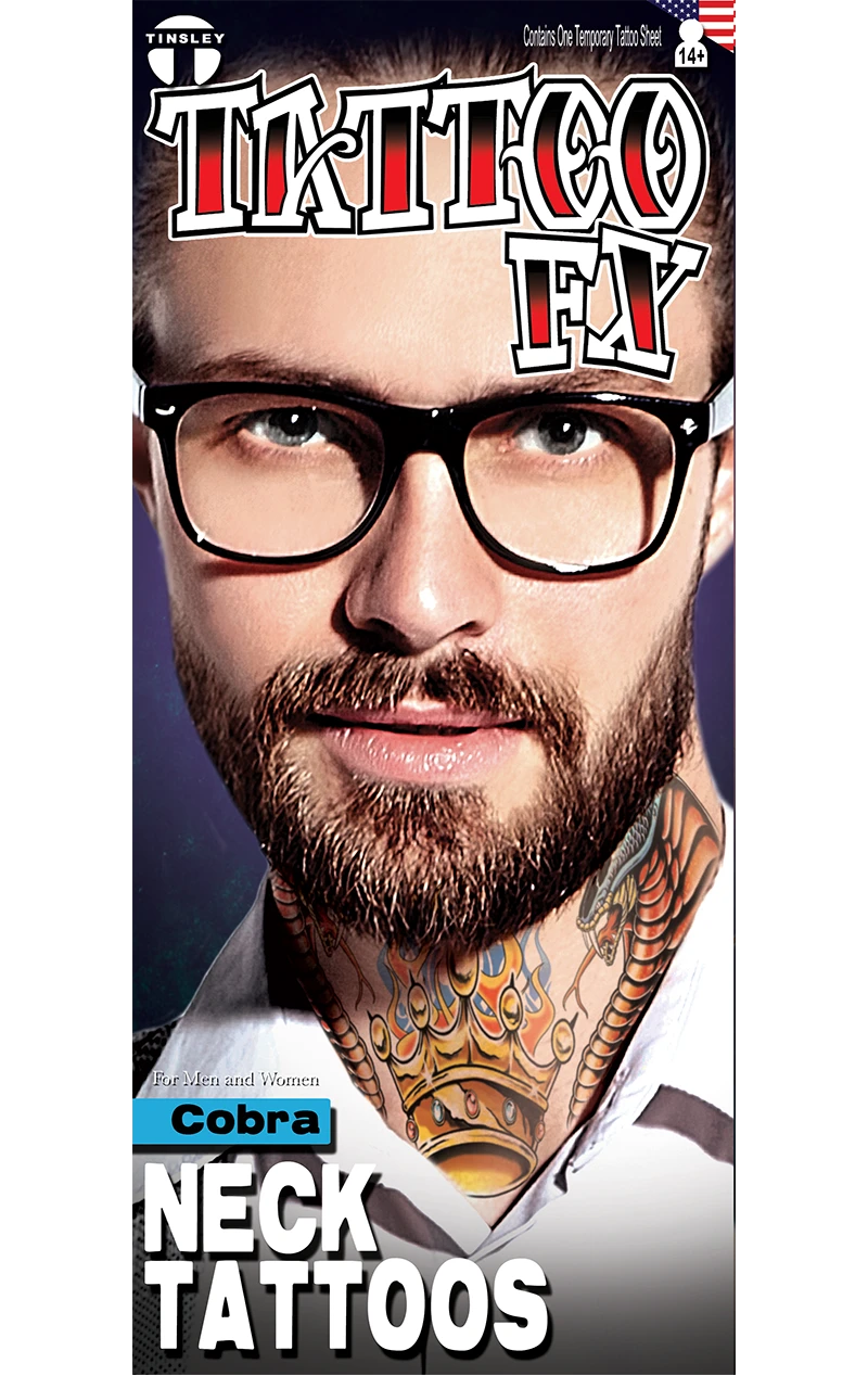 Cobra Neck Tattoo FX 1 Cobra Neck Tattoo FX