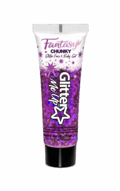 Purple Iridescent Chunky Glitter Gel