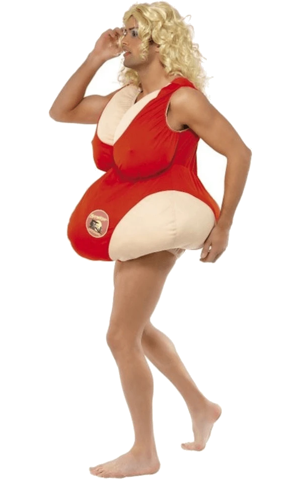 Smiffys Baywatch Swimsuit Costume 2 Smiffys Baywatch Swimsuit Costume - Image 2