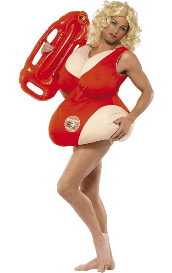 Smiffys Baywatch Swimsuit Costume 1 Smiffys Baywatch Swimsuit Costume