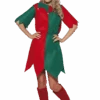 Smiffys Ladies Christmas Elf Costume
