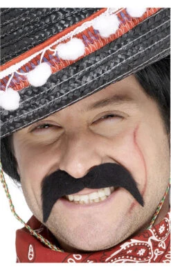 Smiffys Mexican Black Moustache Accessory
