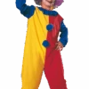 Kids Multicoloured Clown Costume