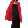 Red 45'' Fabric Cape (Unisex)