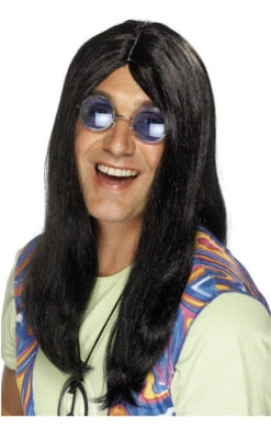 Smiffys 60s Hippie Black Wig