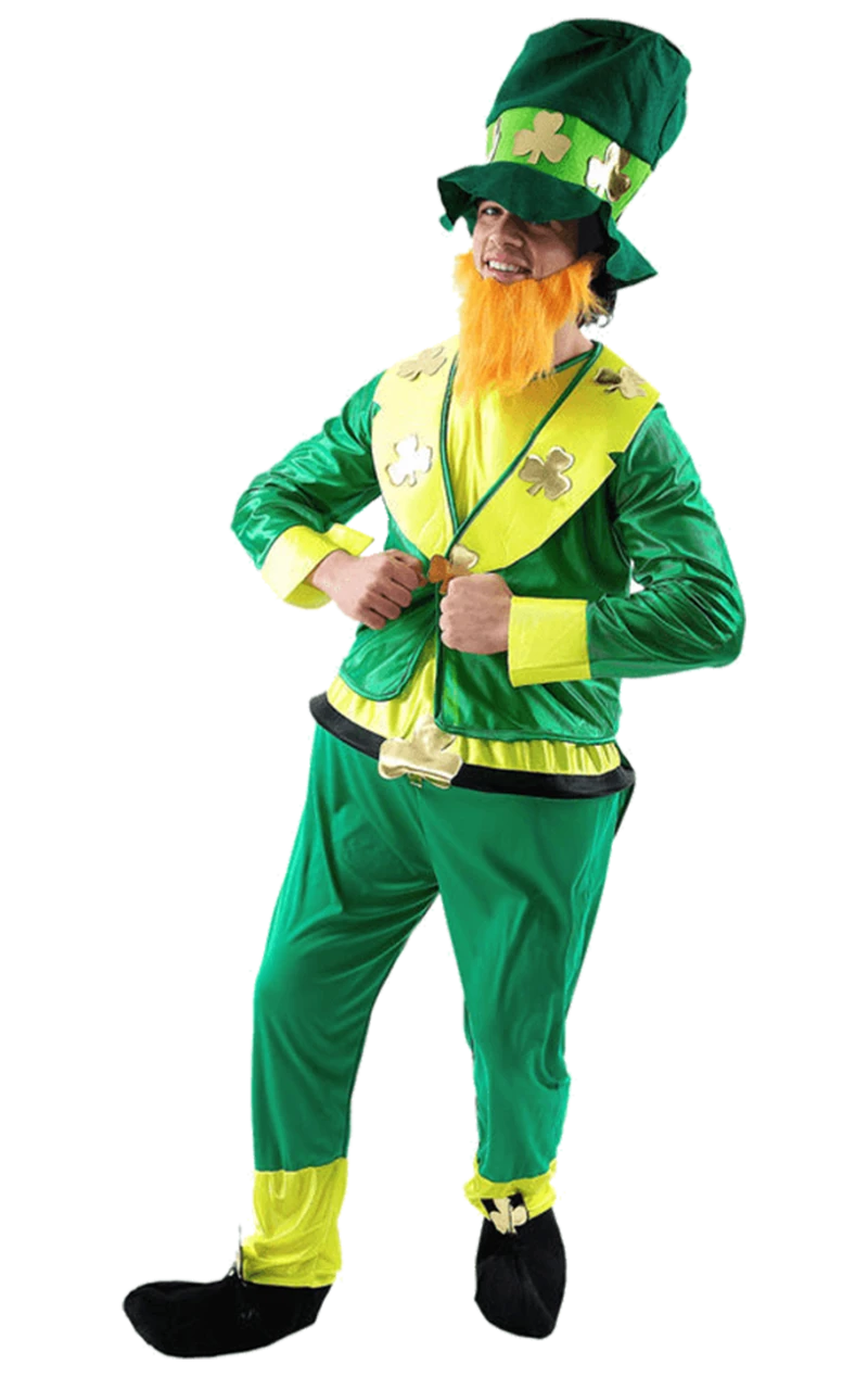 Mens Irish Leprechaun Costume 1 Mens Irish Leprechaun Costume