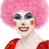 Pink Clown Afro Wig