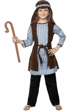 Smiffys Kids Shepherd Nativity Costume