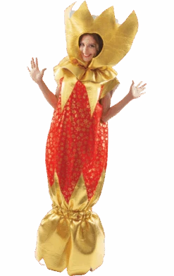 Adult Red Christmas Cracker Costume