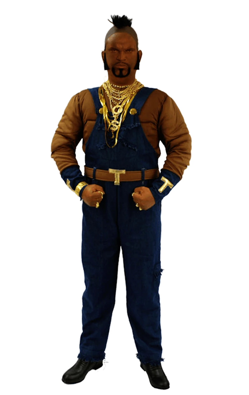 Adult The A Team Mr T Costume 1 Adult The A Team Mr T Costume