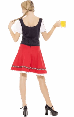 Womens Red Oktoberfest Bavarian Costume 5 Womens Red Oktoberfest Bavarian Costume -Halloween Costume Shop 00011812a02
