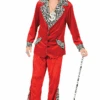 Adult Red Pimp Costume