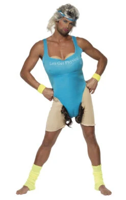 Smiffys Mens Get Physical 80s Workout Costume
