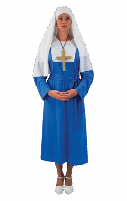Adult Blue Nun Costume