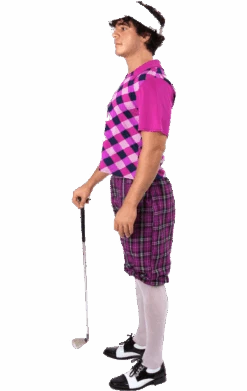 Mens Pink Pub Golf Costume -Halloween Costume Shop 00013187a01