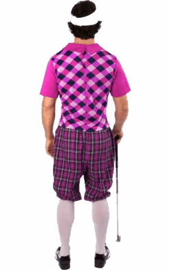 Mens Pink Pub Golf Costume -Halloween Costume Shop 00013187a02