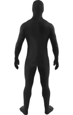 Adult Second Skin Suit Black -Halloween Costume Shop 00013894a02