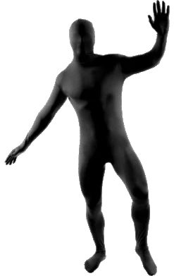 Adult Second Skin Suit Black