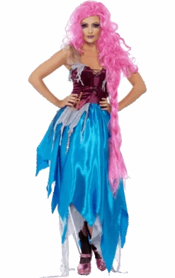 Smiffys Womens Halloween Ripped Rapunzel Costume