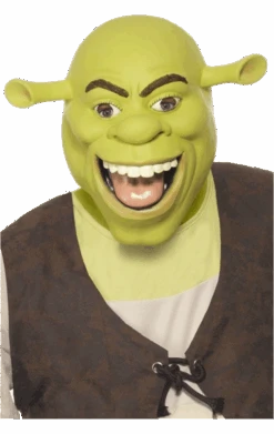 Smiffys Latex Shrek Facepiece
