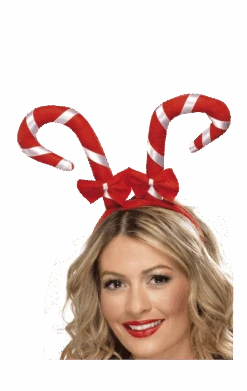 Smiffys Festive Candy Cane Headband