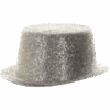 Silver Glittery Top Hat