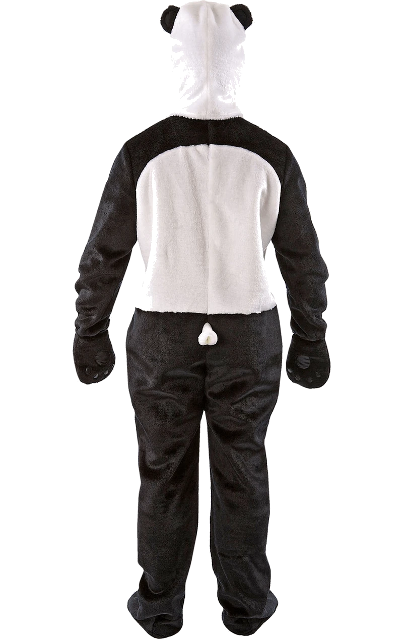 Adult Fluffy Panda Costume 3 Adult Fluffy Panda Costume - Image 3