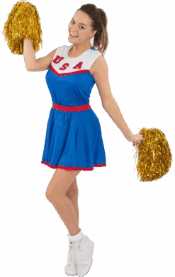Adult USA Cheerleader Costume
