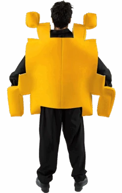 Yellow Space Invader Costume 5 Yellow Space Invader Costume -Halloween Costume Shop 00015847a02
