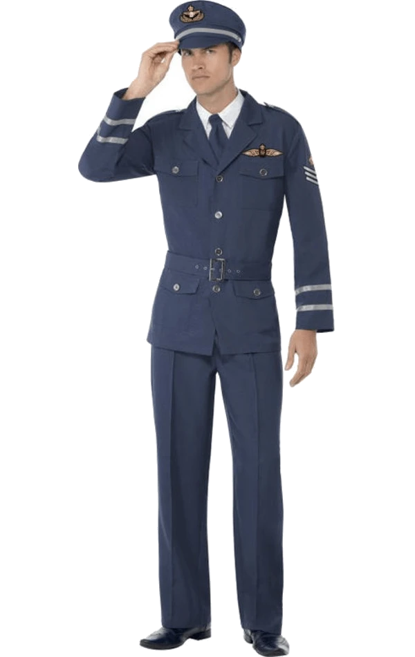 Smiffys Mens WW2 RAF Uniform 1 Smiffys Mens WW2 RAF Uniform