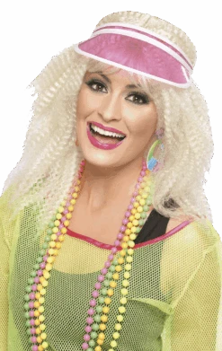 Smiffys Pink Poker Visor Accessory