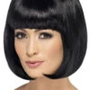 Smiffys Black Long Bob Wig
