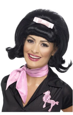 Smiffys 50s Sweetheart Black Wig