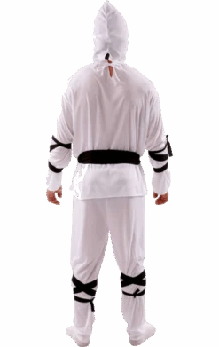 Adult White Ninja Costume -Halloween Costume Shop 00016323a02
