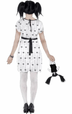 Smiffys Womens Abby Creepy Halloween Doll Costume -Halloween Costume Shop 00016413a02
