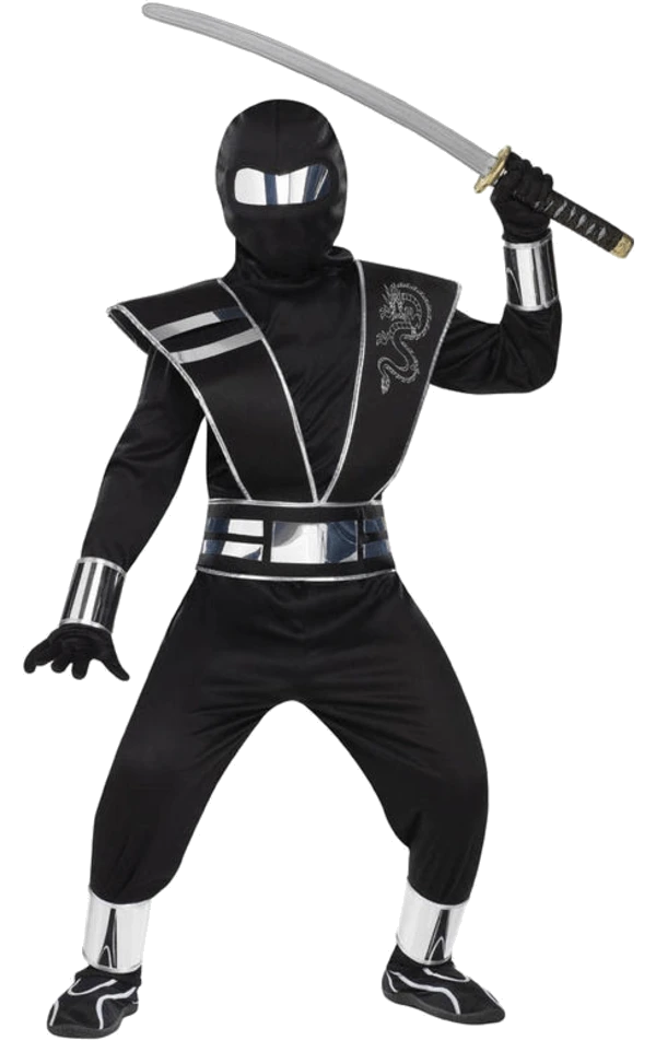 Palmer Kids Mirror Ninja Costume 1 Palmer Kids Mirror Ninja Costume